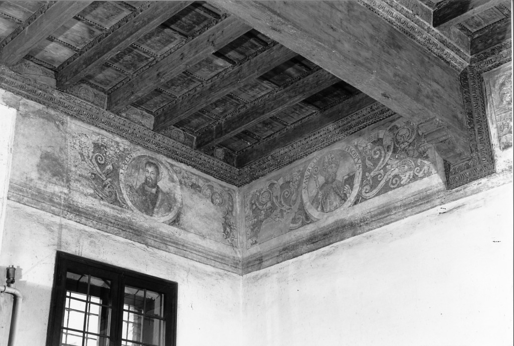 San Paolo; San Maurelio (decorazione pittorica) - ambito ferrarese (primo quarto sec. XVII)