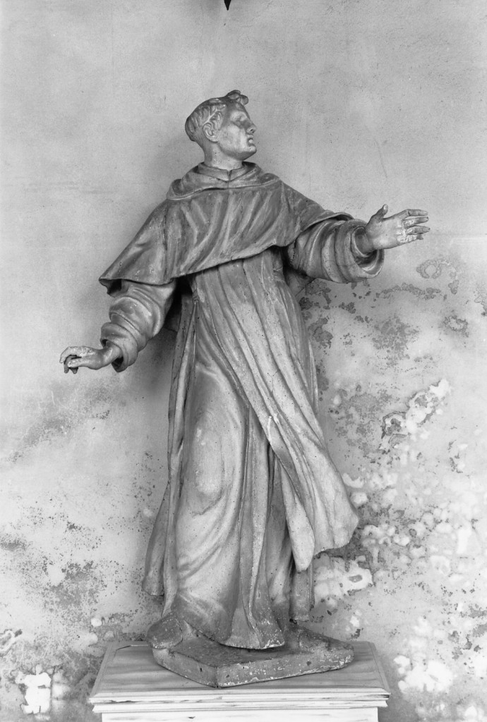 San Domenico (statua) - ambito ferrarese (prima metà sec. XVIII)