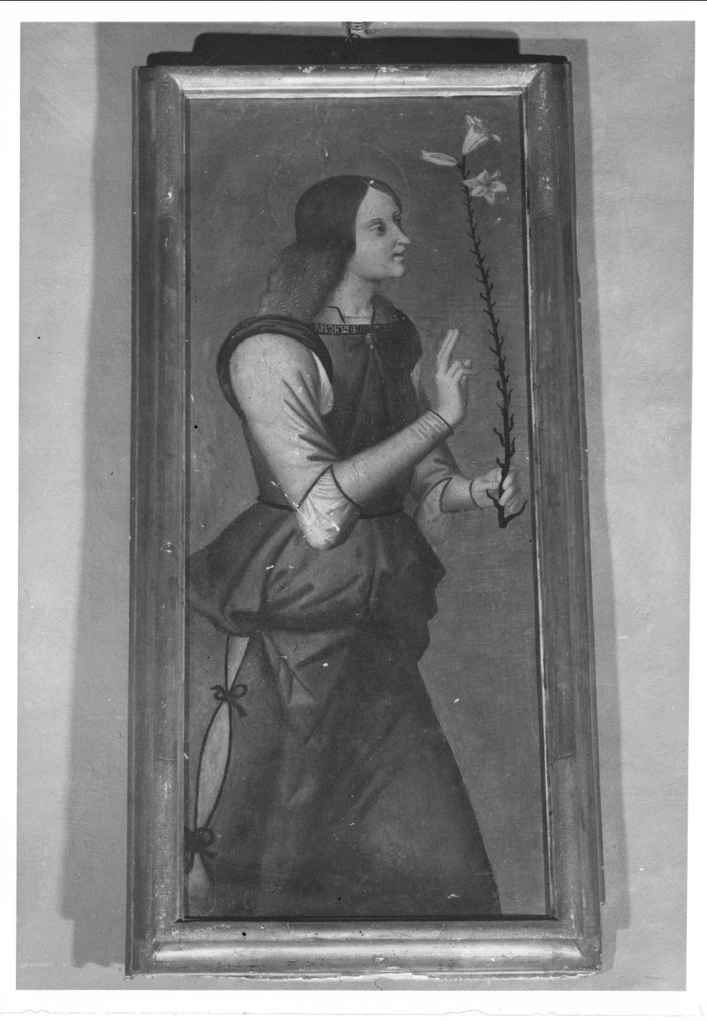 angelo annunciante (dipinto) di Panetti Domenico (sec. XVI)