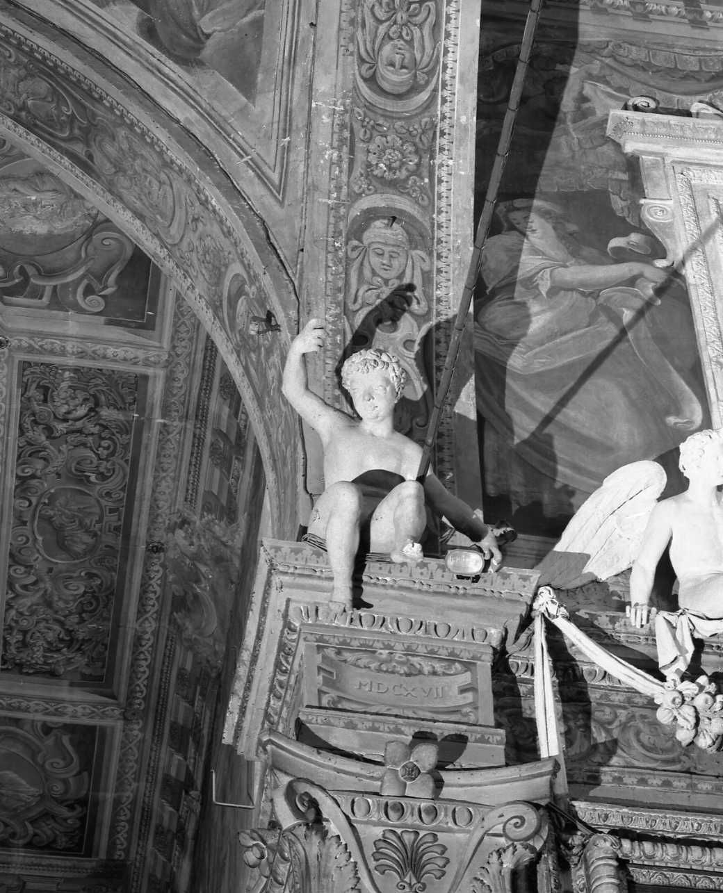 angelo (scultura, insieme) - ambito ferrarese (fine sec. XVI)