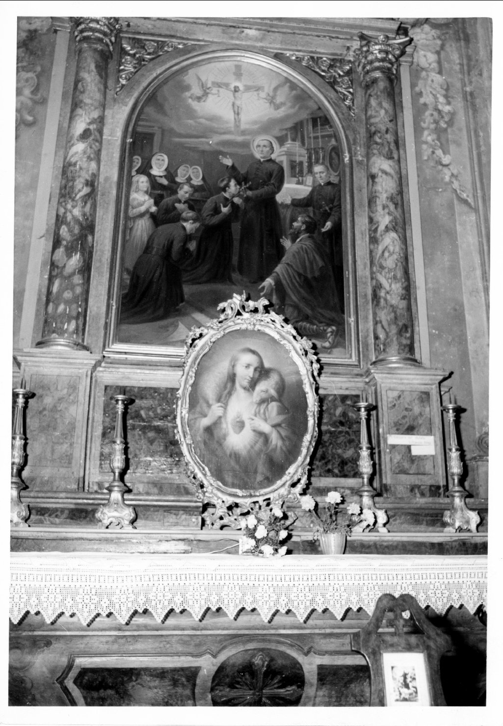 Sacro Cuore di Gesù (dipinto) di Azzi Scipione (inizio sec. XIX)