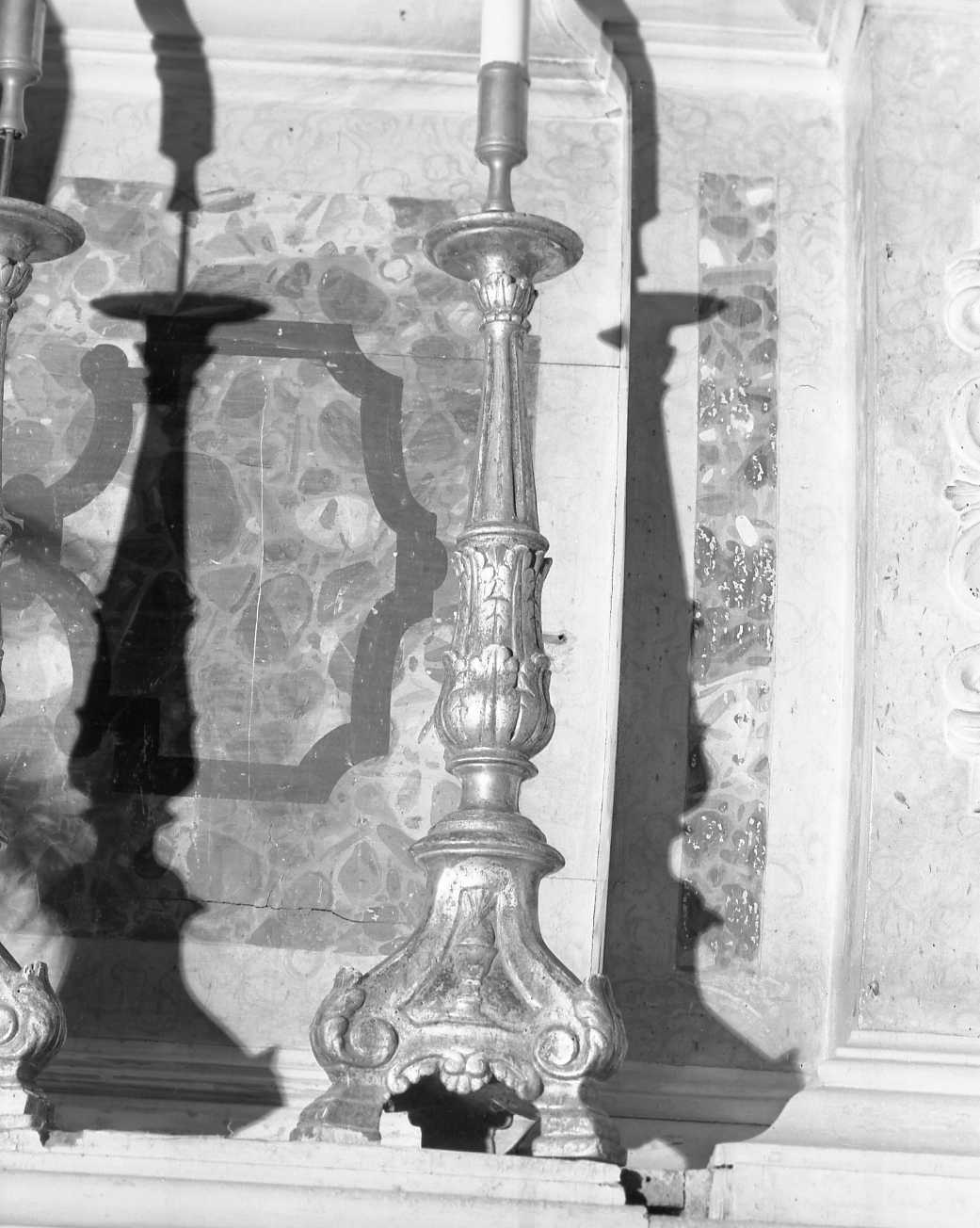 candeliere, serie - ambito ferrarese (metà sec. XVIII)