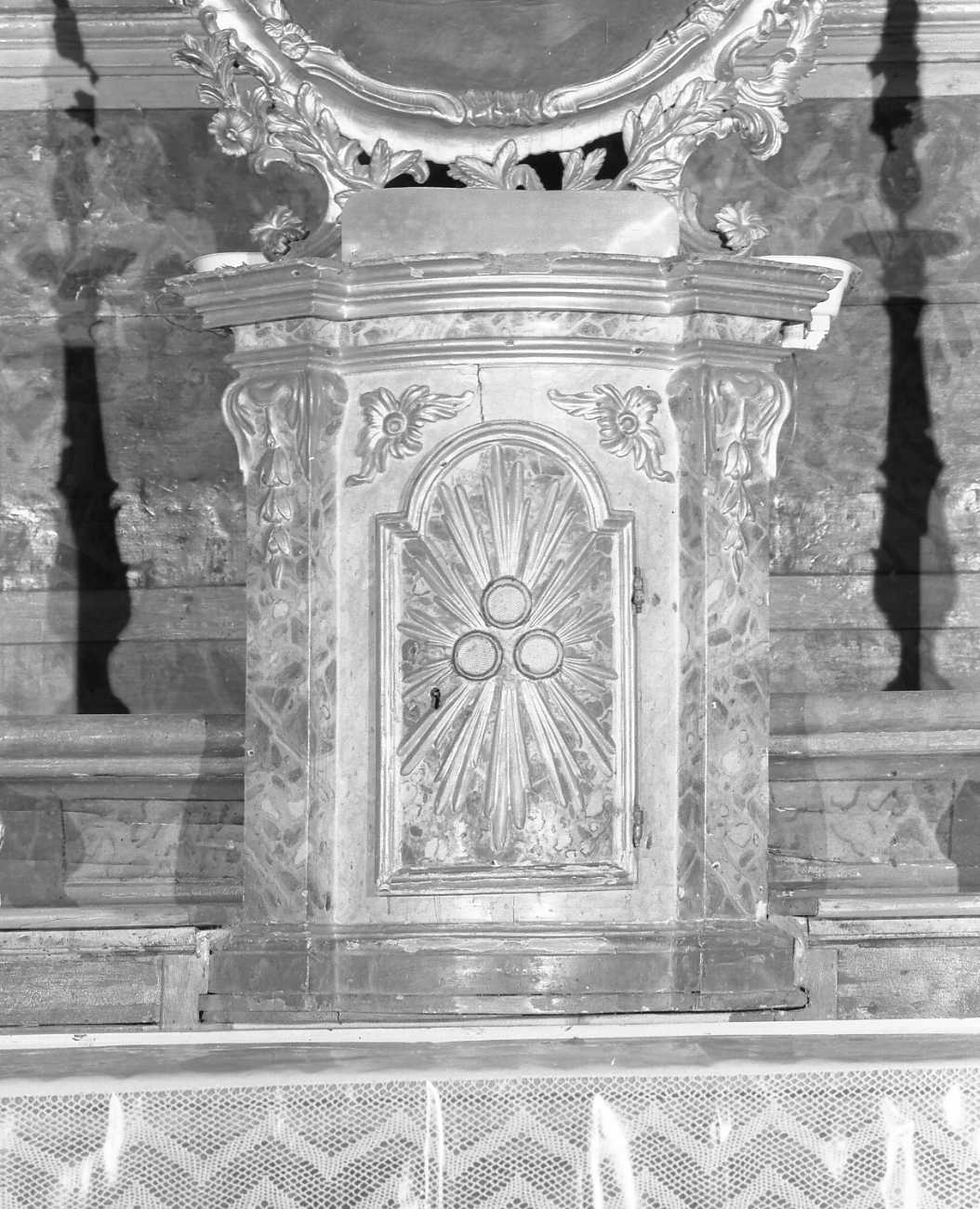 tabernacolo - ambito ferrarese (metà sec. XVIII)