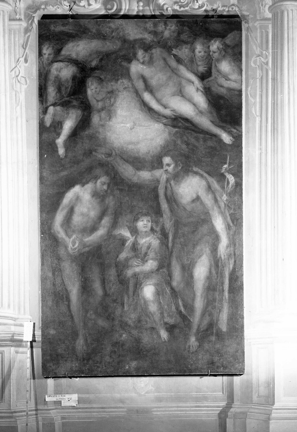 battesimo di Cristo (dipinto) di Filippi Sebastiano detto Bastianino (sec. XVI)