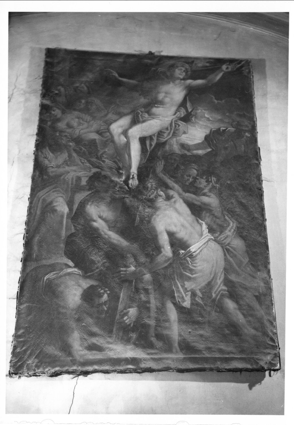 martirio di Sant'Agricola, Santo martire (dipinto) di Monio Domenico (sec. XVI)
