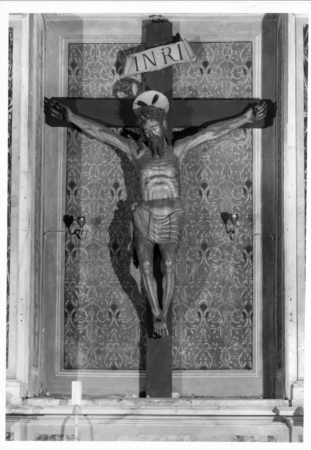 Cristo crocifisso (scultura) - ambito ferrarese (metà sec. XVI)