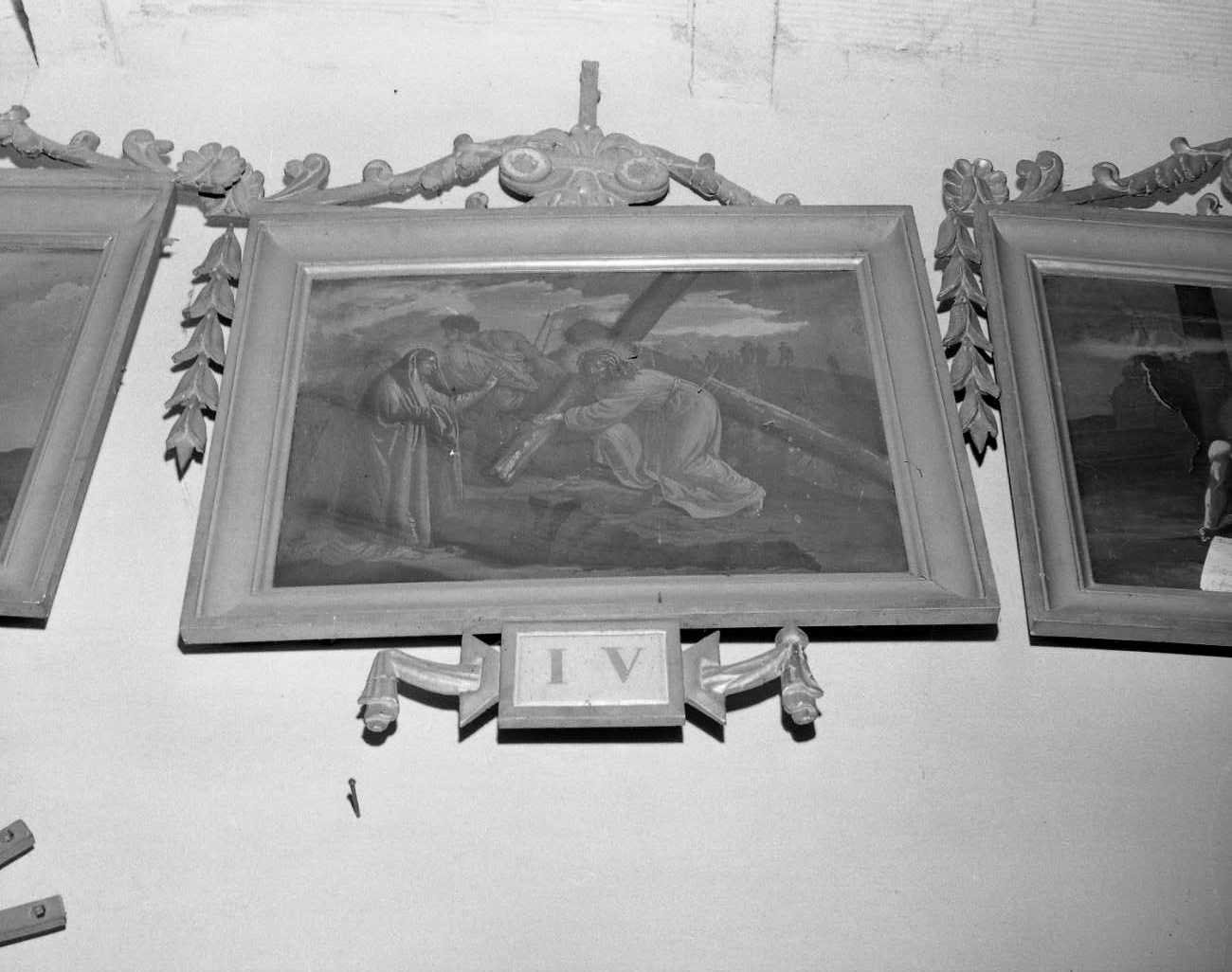 stazioni della via crucis (Via Crucis, insieme) di Pera Giuseppe (attribuito) (prima metà sec. XIX)