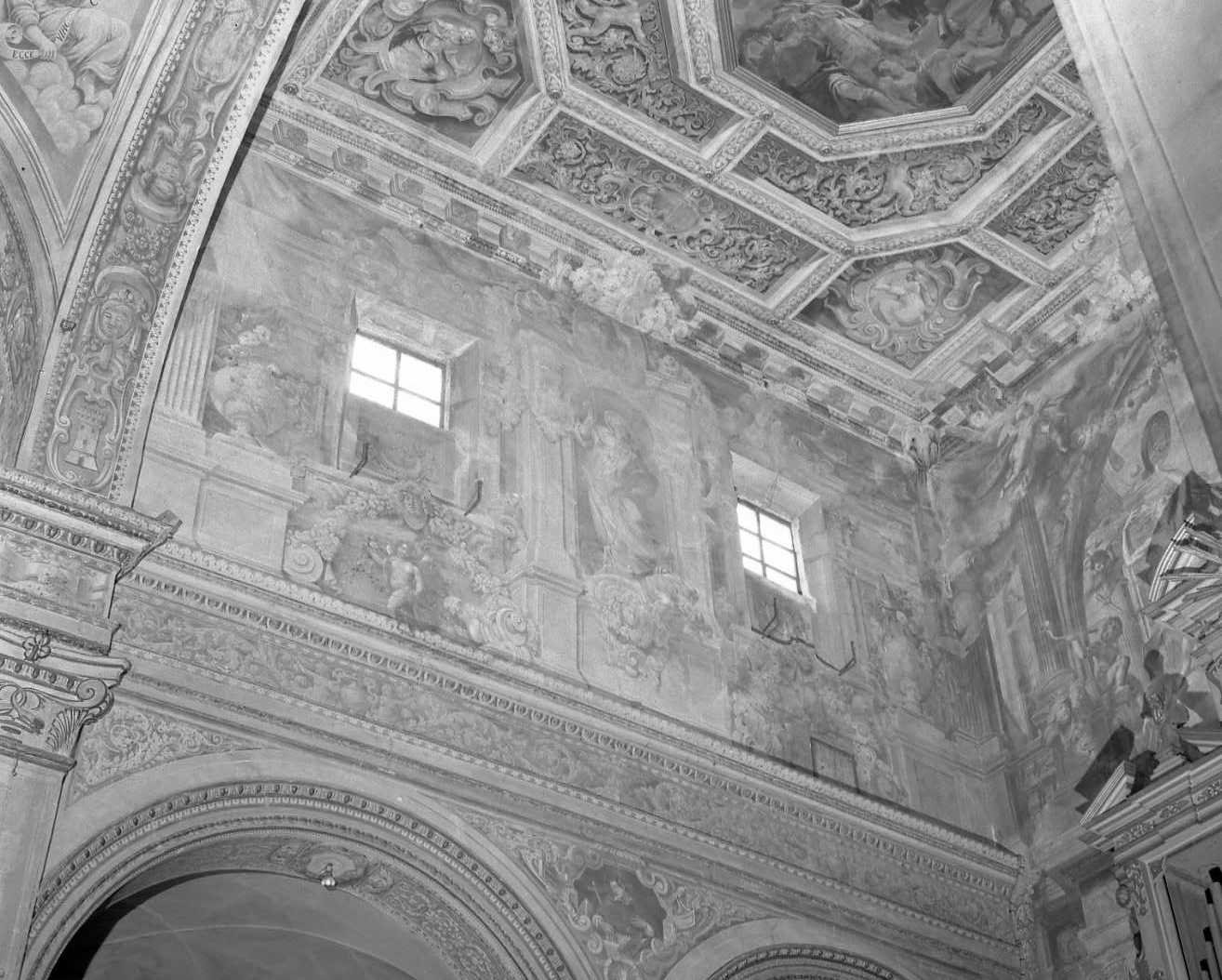 quadratura architettonica (decorazione pittorica) di Facchinetti Giuseppe, Ghedini Giuseppe Antonio (sec. XVIII)
