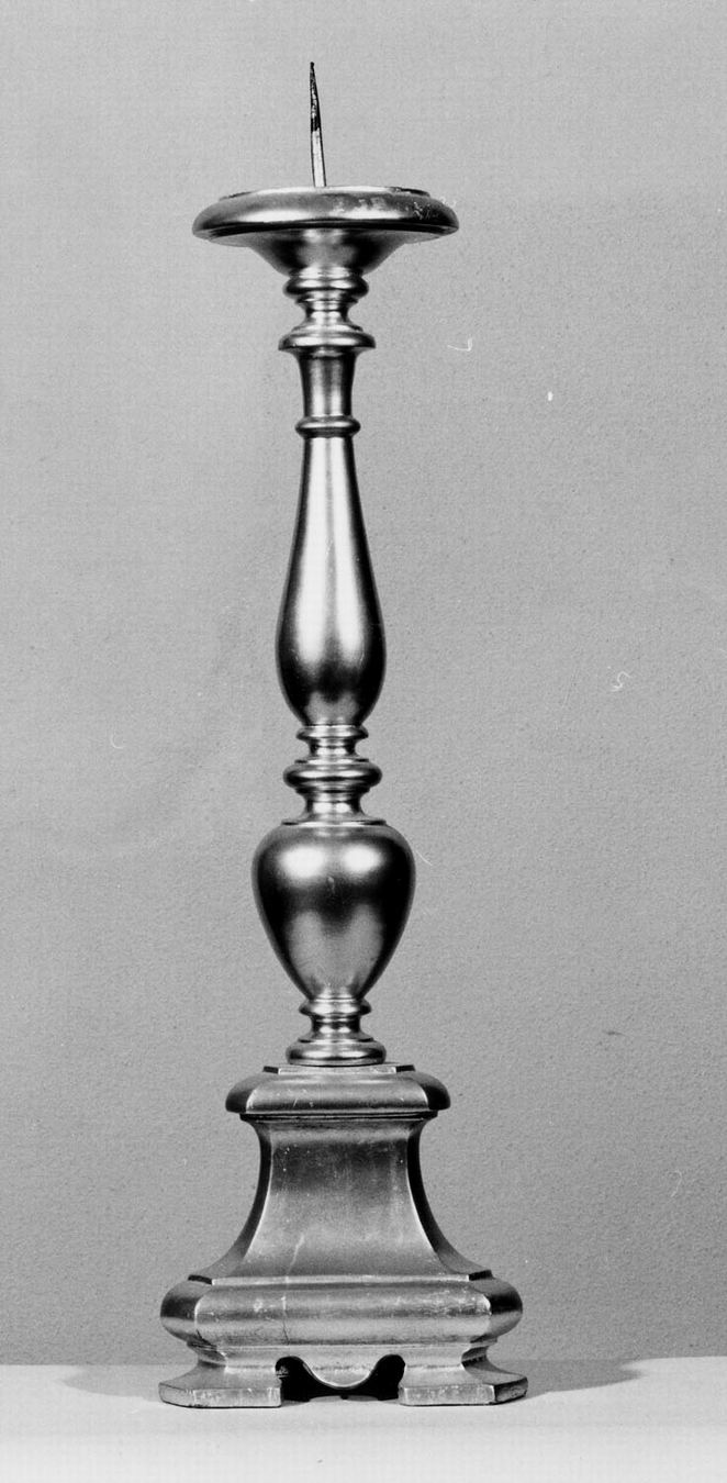 candeliere, serie - manifattura emiliana (seconda metà sec. XIX)