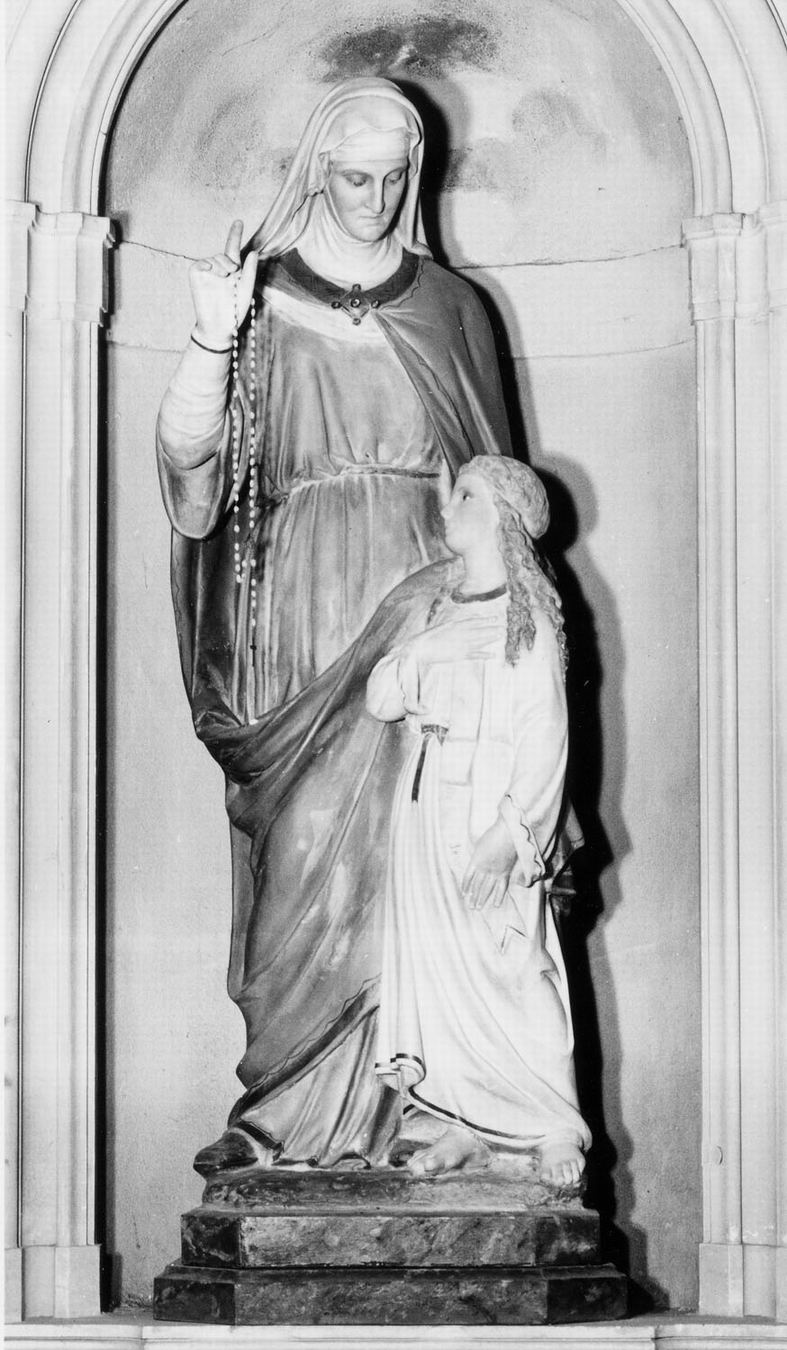 Sant'Anna e Maria Vergine (statua) - ambito emiliano (prima metà sec. XIX)