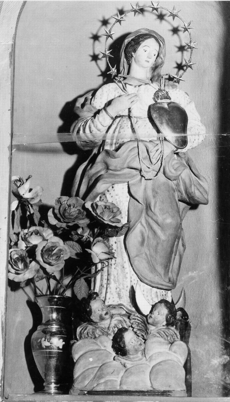 Madonna Immacolata (statuetta devozionale) - manifattura emiliana (secc. XVIII/ XIX)