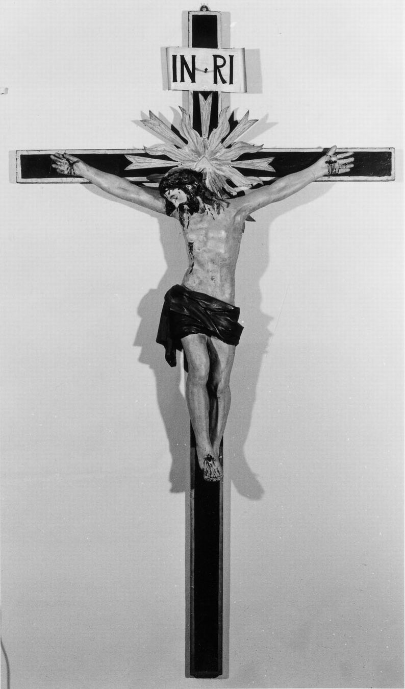 Cristo Crocifisso (scultura) - manifattura emiliana (prima metà sec. XIX)
