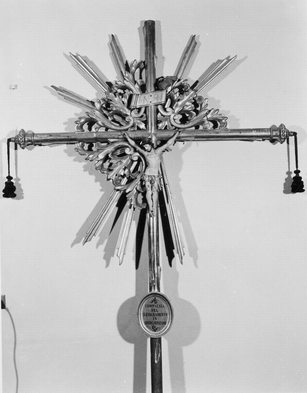 croce processionale - manifattura emiliana (seconda metà sec. XVIII)