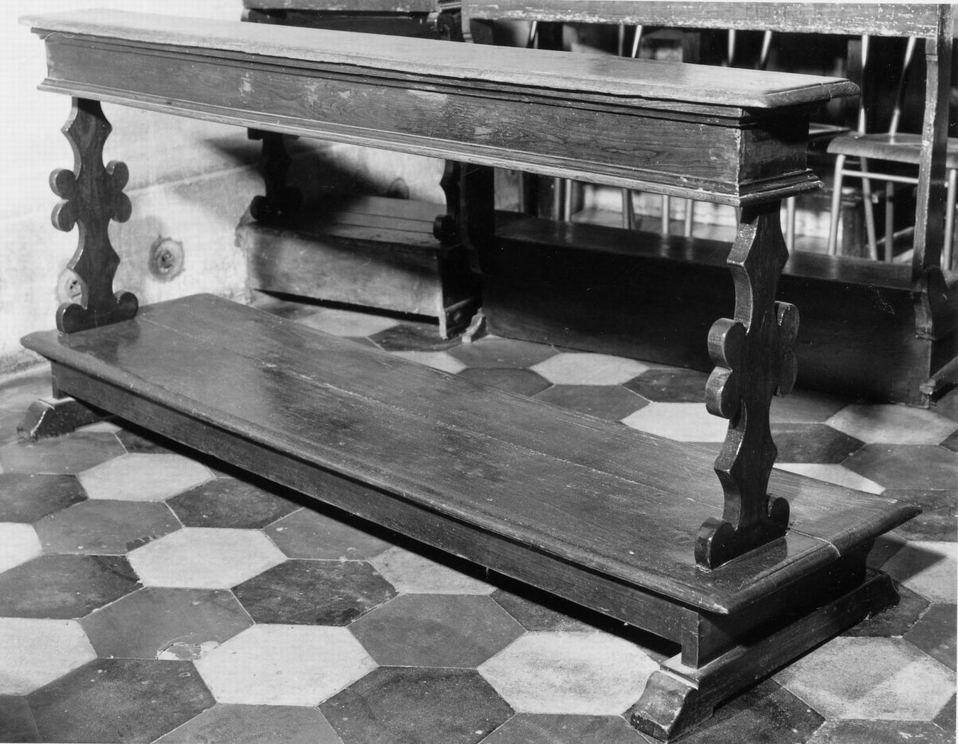 inginocchiatoio, serie - manifattura emiliana (seconda metà sec. XVIII)