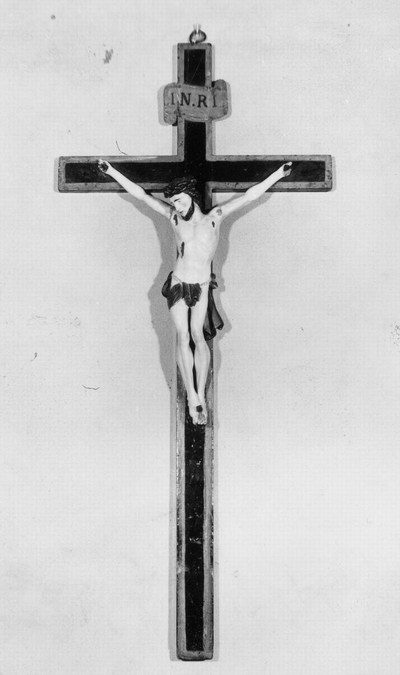 Cristo Crocifisso (scultura) - manifattura emiliana (seconda metà sec. XIX)