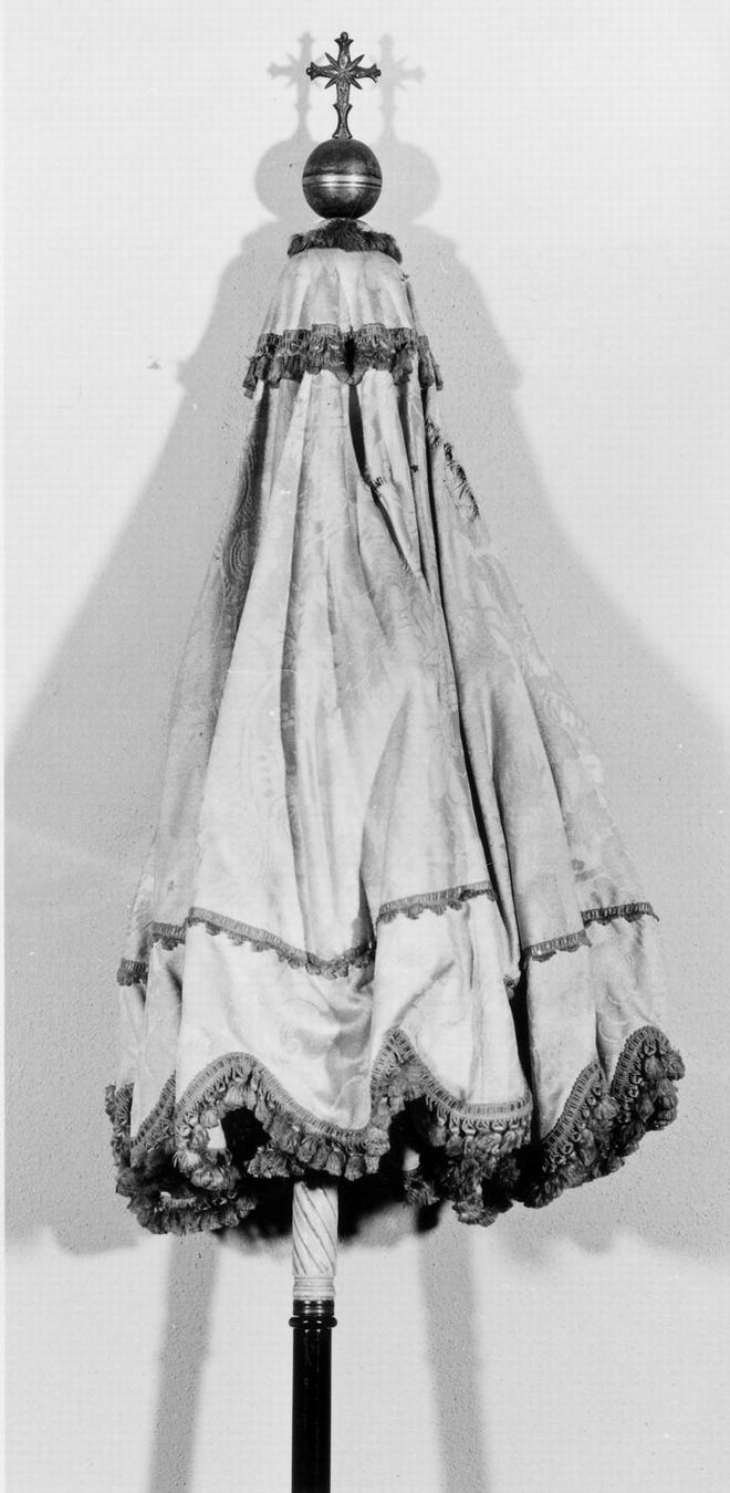 ombrellino processionale - manifattura emiliana (prima metà sec. XIX)