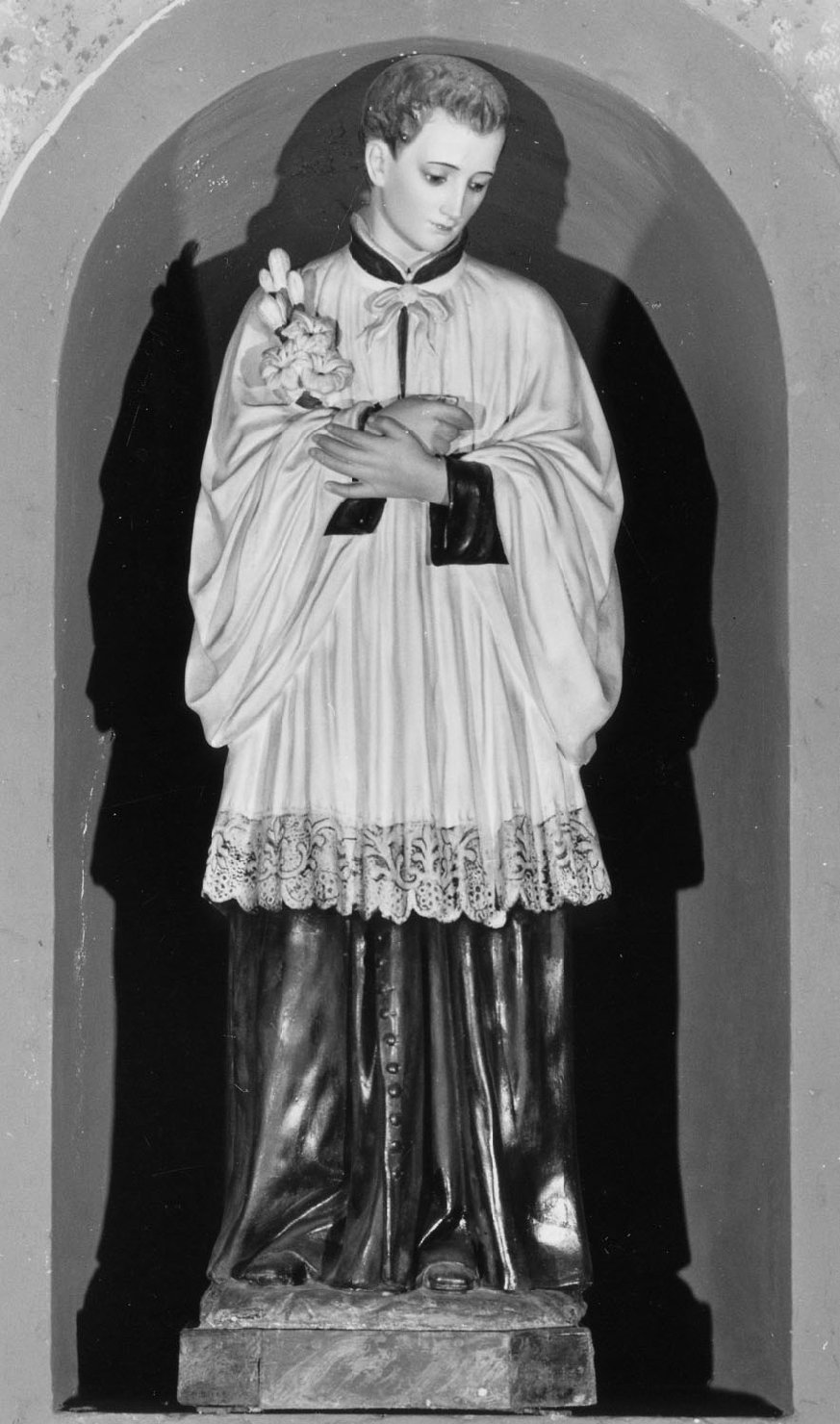 San Luigi Gonzaga (statua) - ambito emiliano (ultimo quarto sec. XIX)