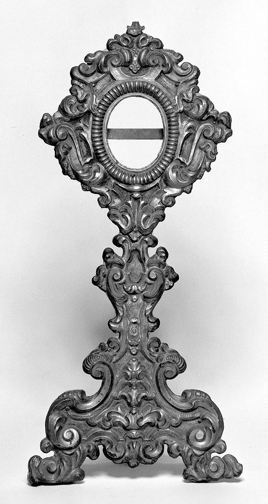 reliquiario - a ostensorio - manifattura emiliana (sec. XVIII)