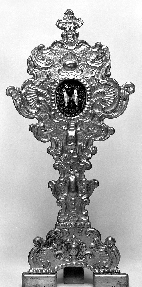 reliquiario - a ostensorio - manifattura bolognese (secc. XVIII/ XIX)