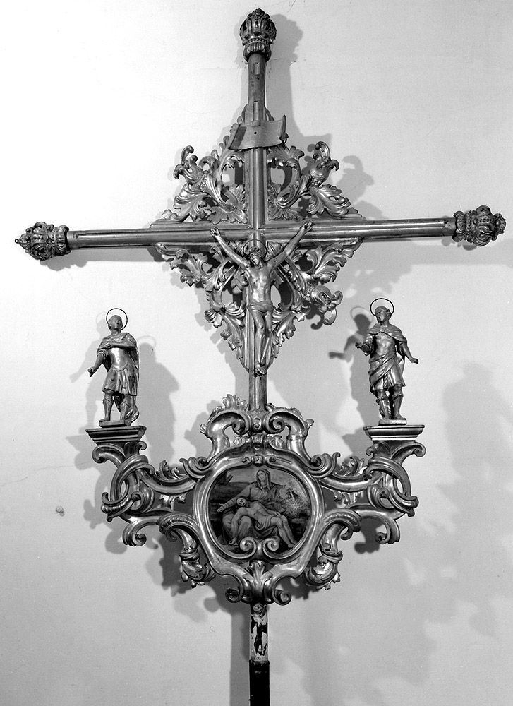 croce processionale - manifattura bolognese (sec. XVIII)