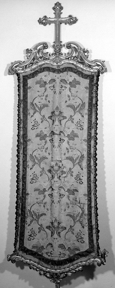 stendardo processionale, serie - manifattura emiliana (sec. XVIII)