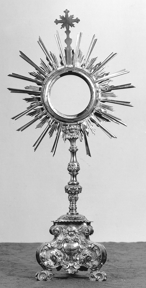 ostensorio - manifattura emiliana (sec. XVIII)