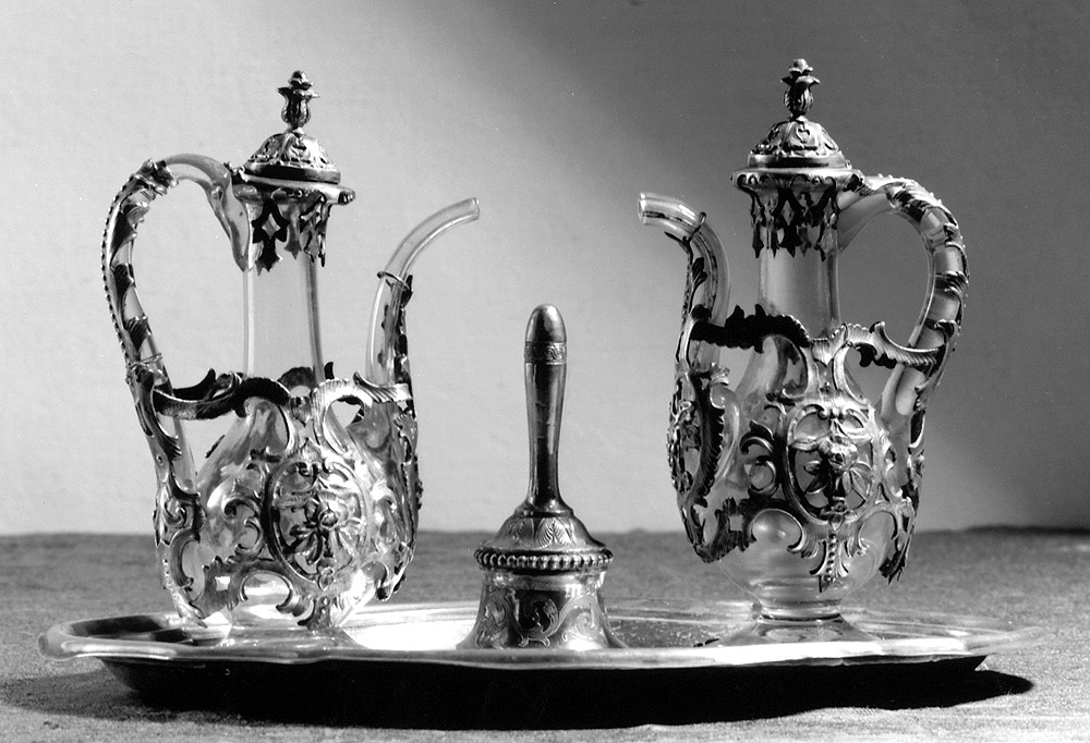 ampolline, insieme - manifattura emiliana (prima metà sec. XVIII)