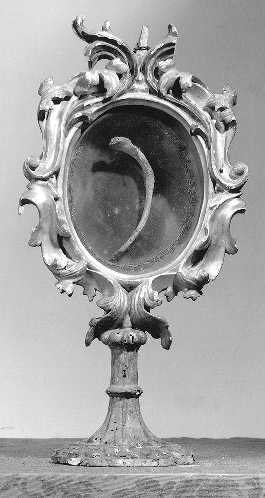 reliquiario - a ostensorio - manifattura bolognese (sec. XVIII)