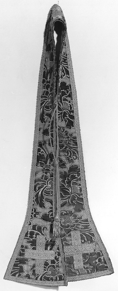 stola, elemento d'insieme - manifattura emiliana (sec. XVIII)