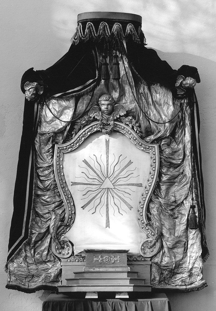 tronetto per esposizione eucaristica - manifattura bolognese (sec. XIX)