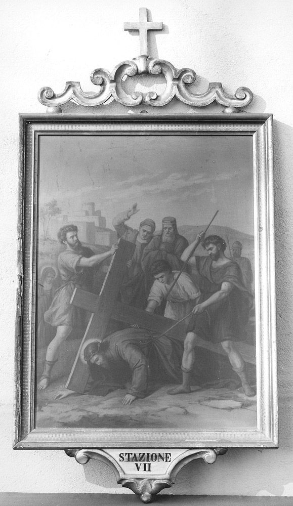 Stazioni della Via Crucis (dipinto, insieme) - ambito emiliano (sec. XIX)
