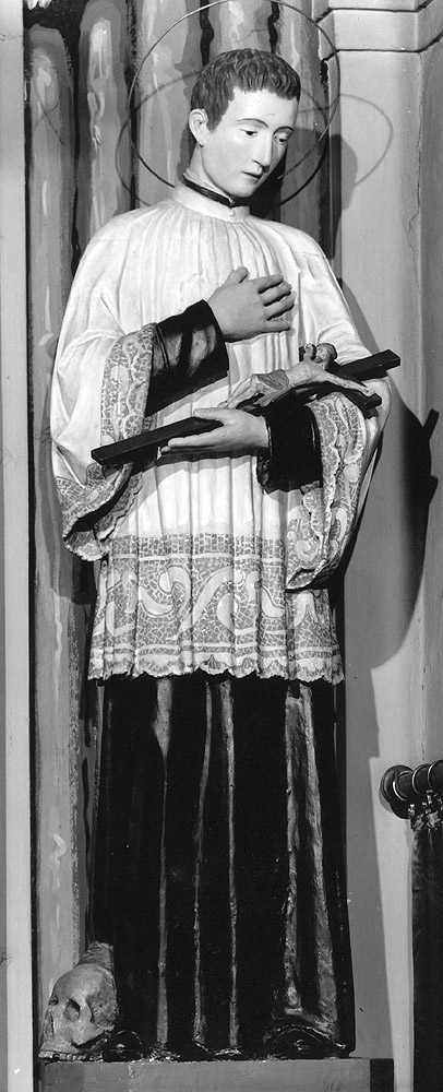 San Luigi Gonzaga (statua) - manifattura bolognese (sec. XIX)