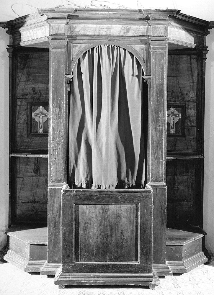 confessionale - manifattura bolognese (sec. XVIII)