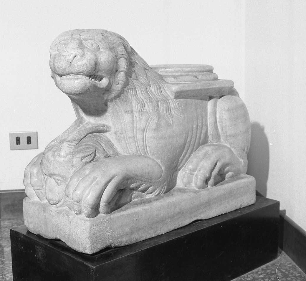leone stiloforo (scultura) - ambito padano (inizio sec. XIII)