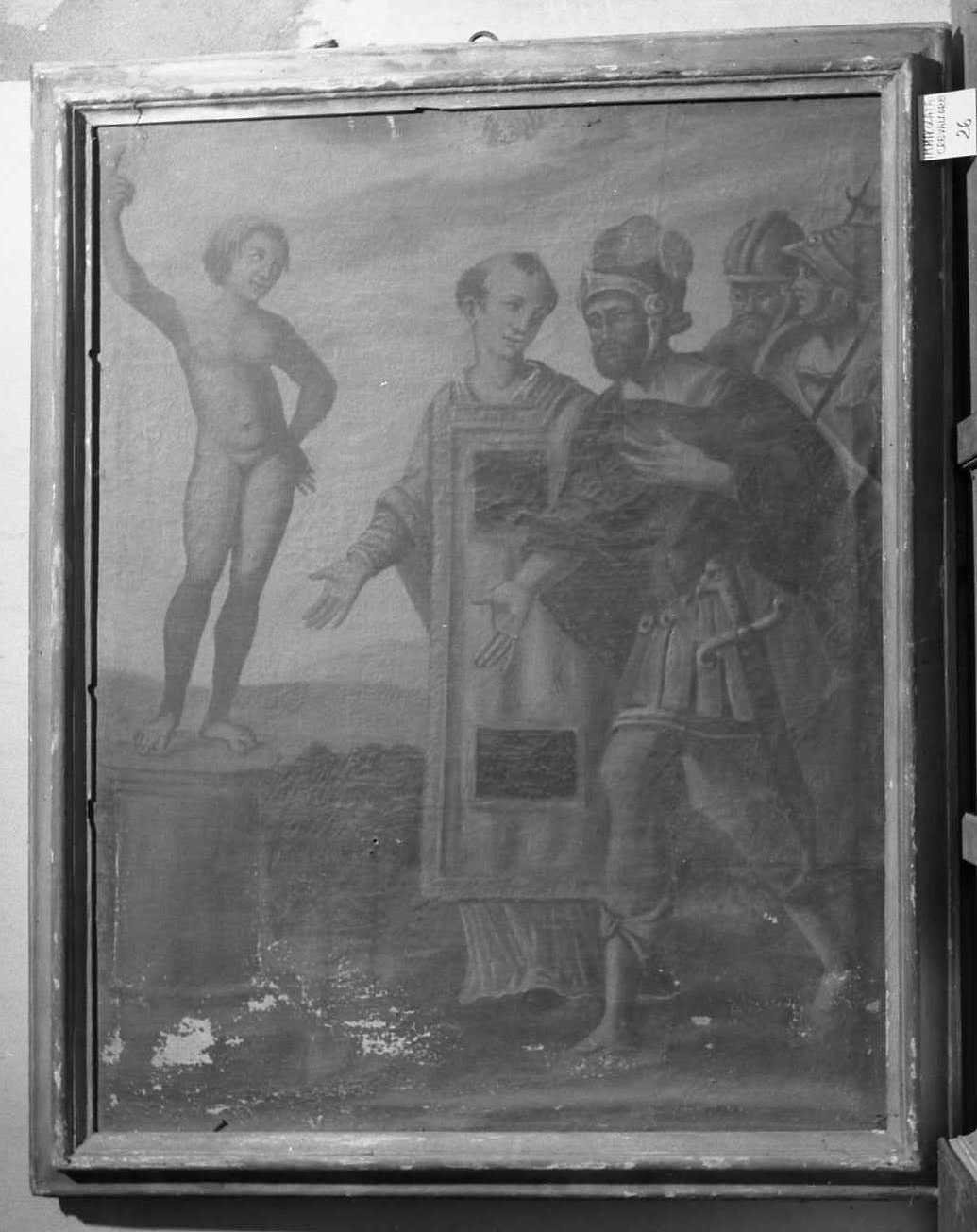 episodio della vita di San Lorenzo (dipinto) - ambito emiliano (sec. XVII)