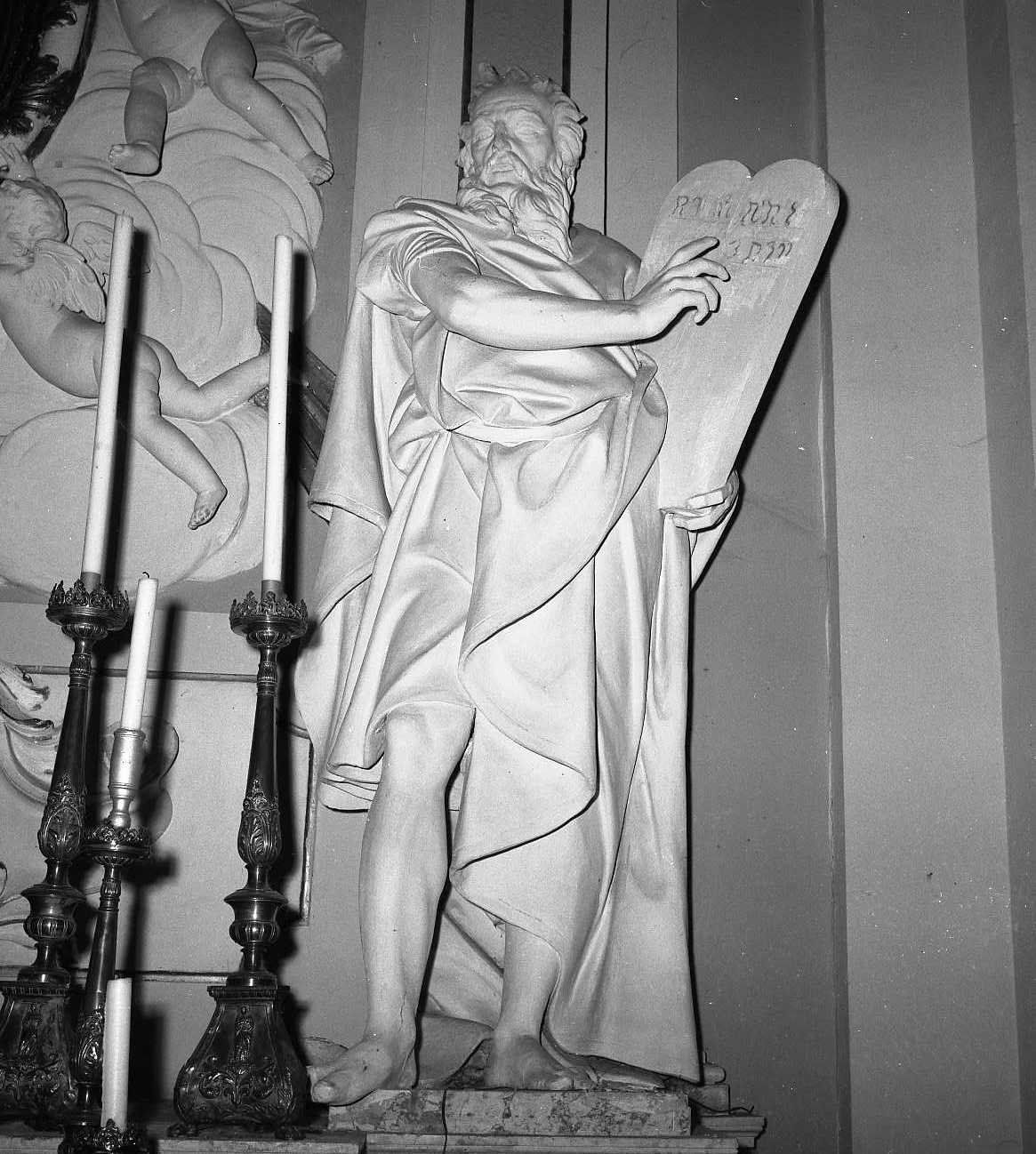 Mosè (scultura) di Mazza Giuseppe Maria (sec. XVIII)