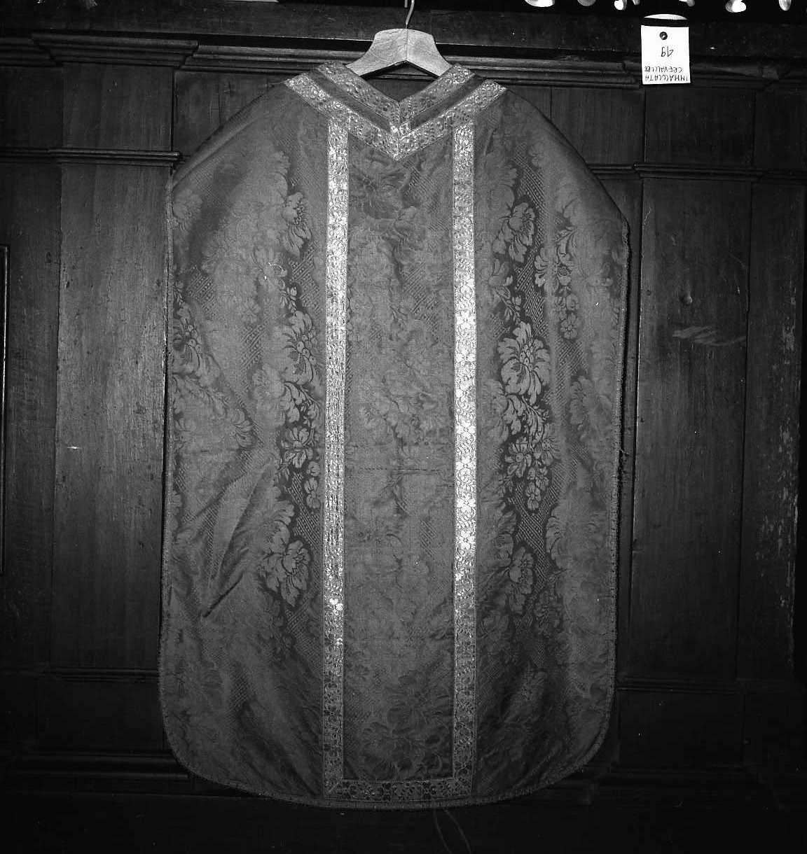 paramento liturgico - manifattura emiliana (sec. XVIII)