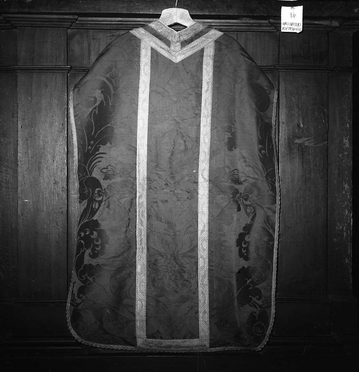 paramento liturgico - manifattura emiliana (sec. XVIII)