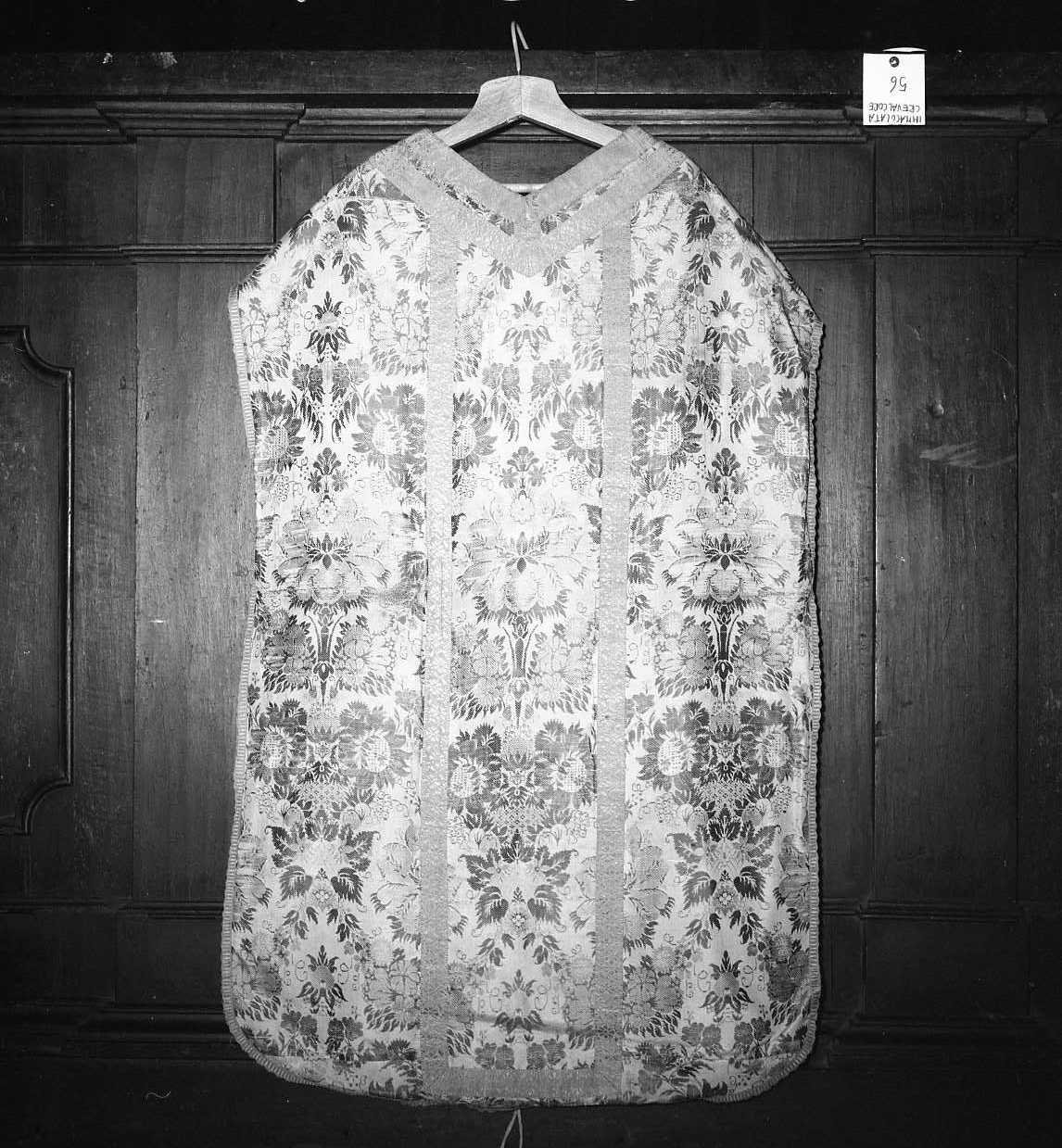 paramento liturgico - manifattura emiliana (sec. XIX)