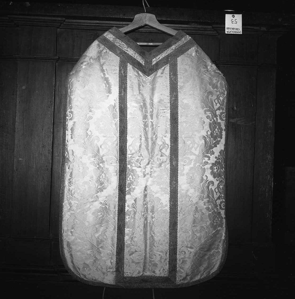 paramento liturgico - manifattura emiliana (sec. XIX)