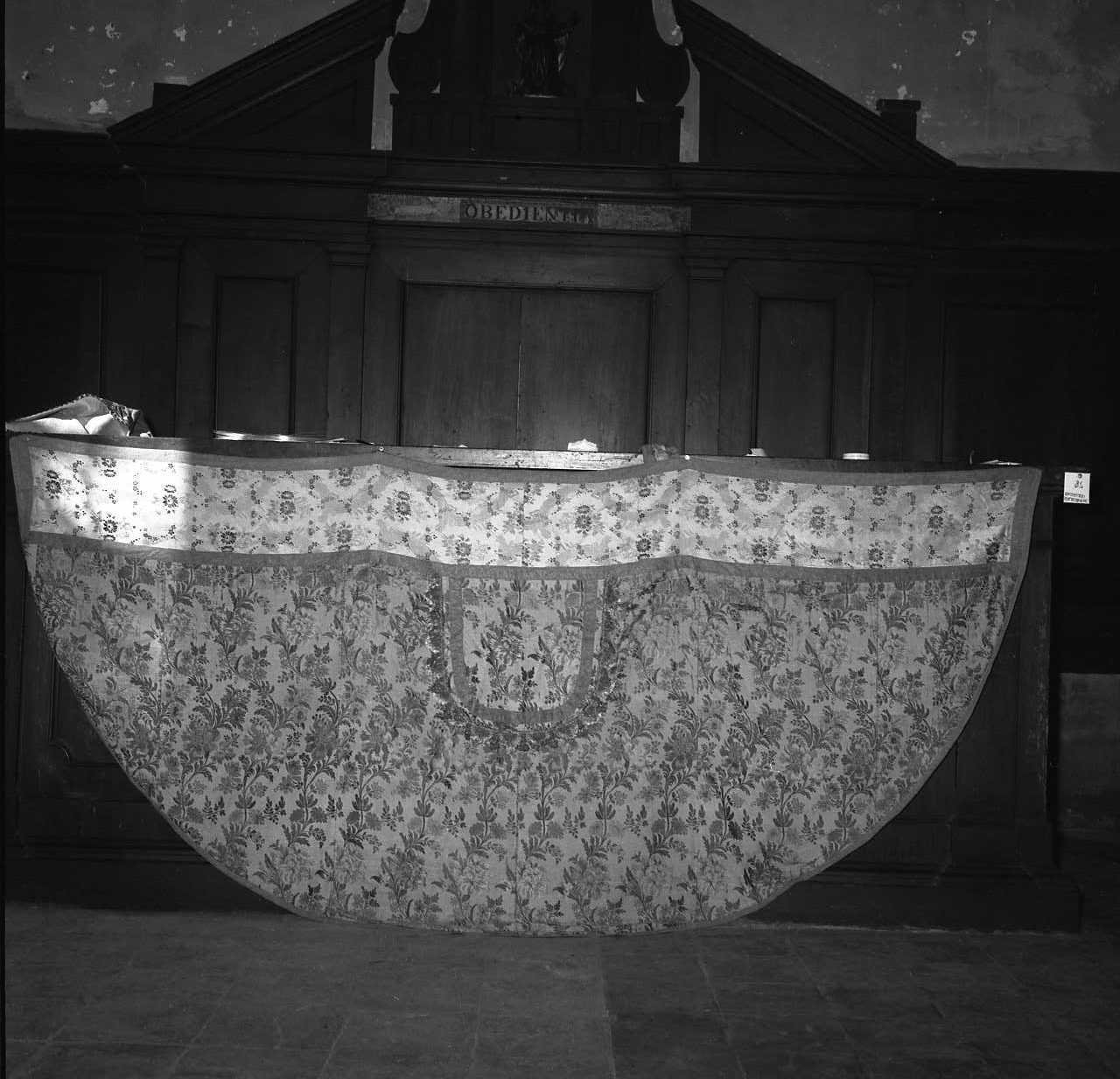 paramento liturgico - manifattura emiliana (sec. XIX)