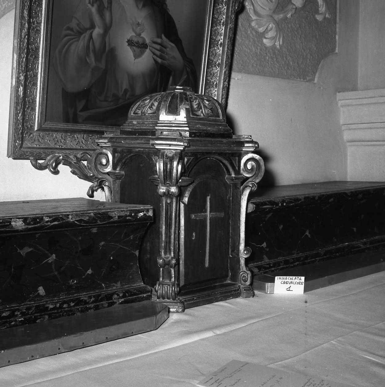 tabernacolo - a tempietto - bottega emiliana (sec. XVIII)