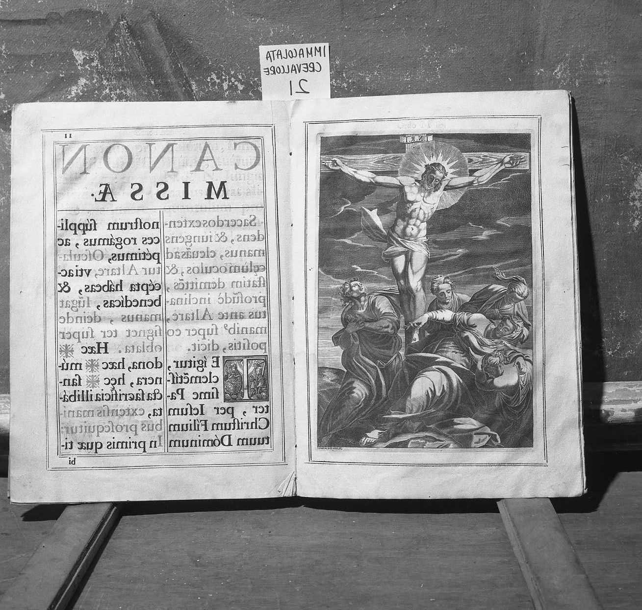 coperta di libro liturgico - produzione veneziana (sec. XVII)