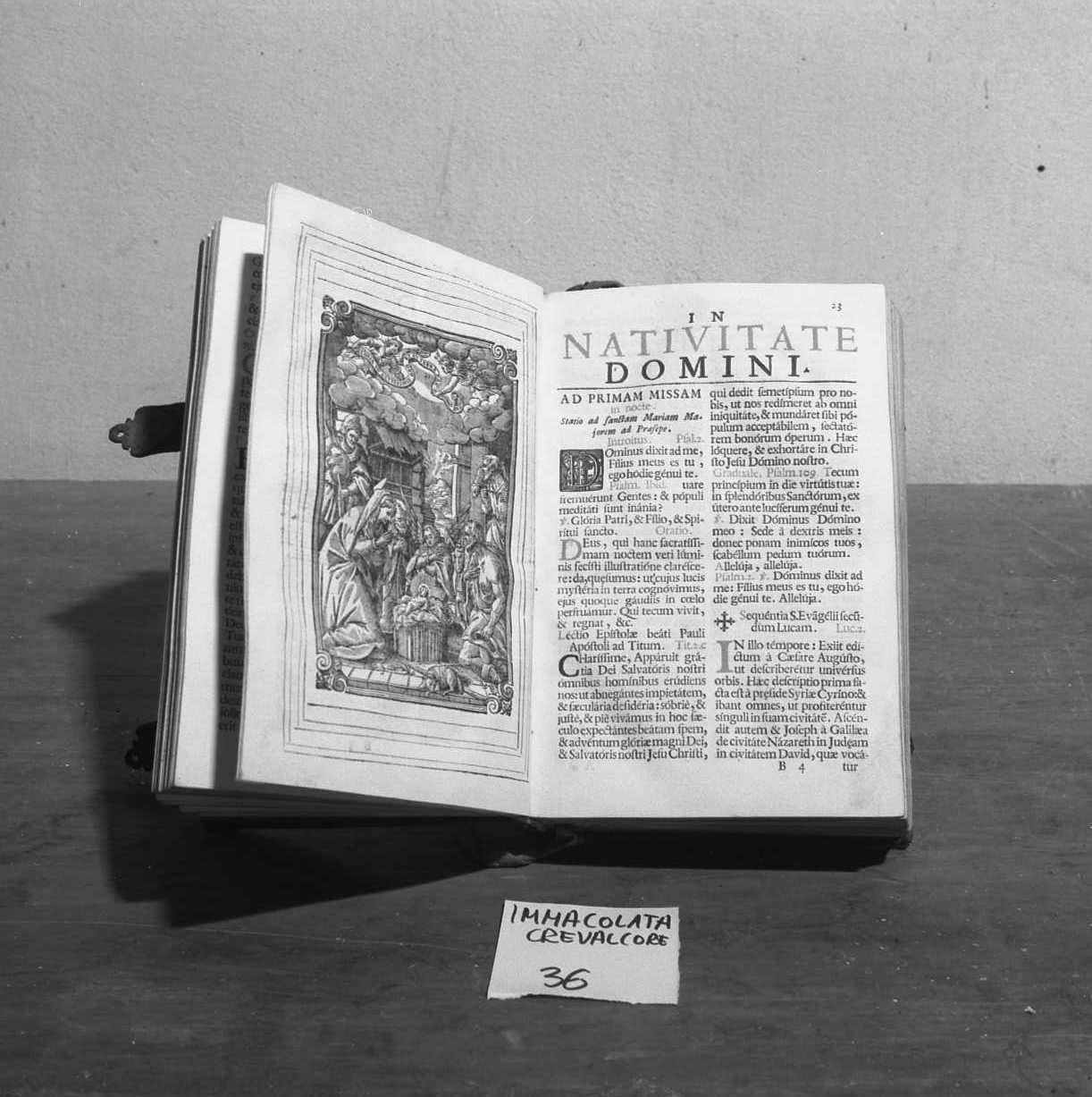 coperta di libro liturgico - produzione veneziana (sec. XVIII)