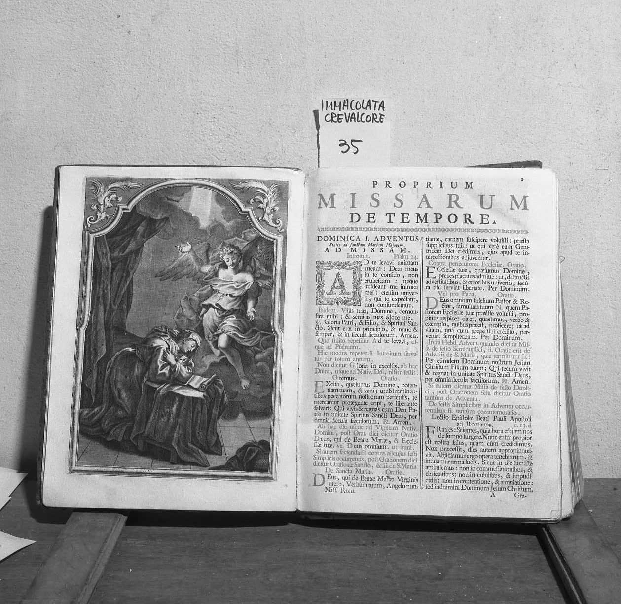 coperta di libro liturgico - produzione veneziana (sec. XVIII)