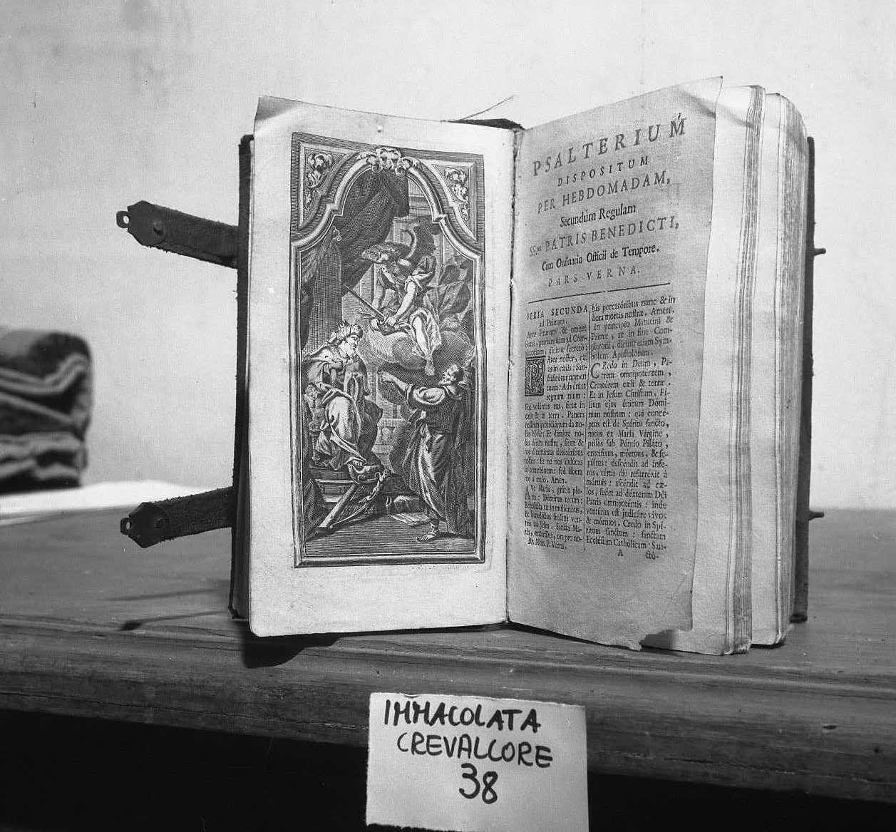 coperta di libro liturgico - produzione veneziana (sec. XVIII)