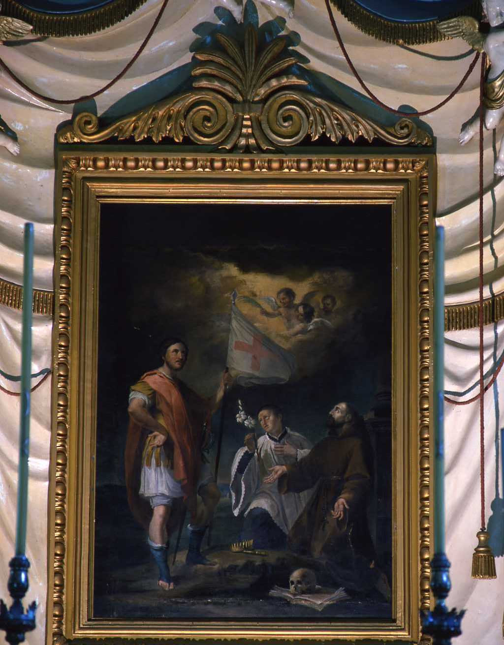 Santi (dipinto) - ambito emiliano (sec. XVII)