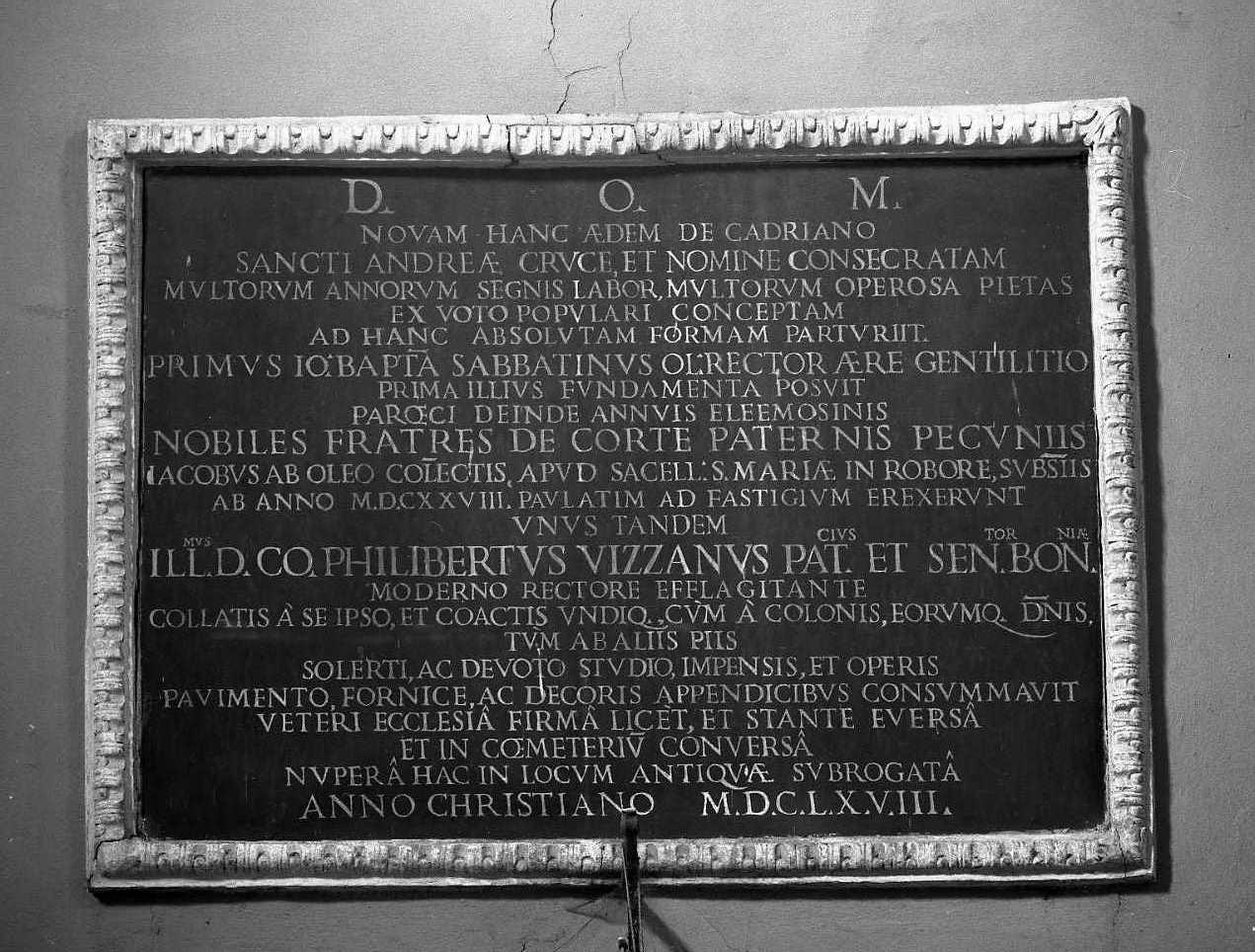 lapide - bottega emiliana (sec. XVII)