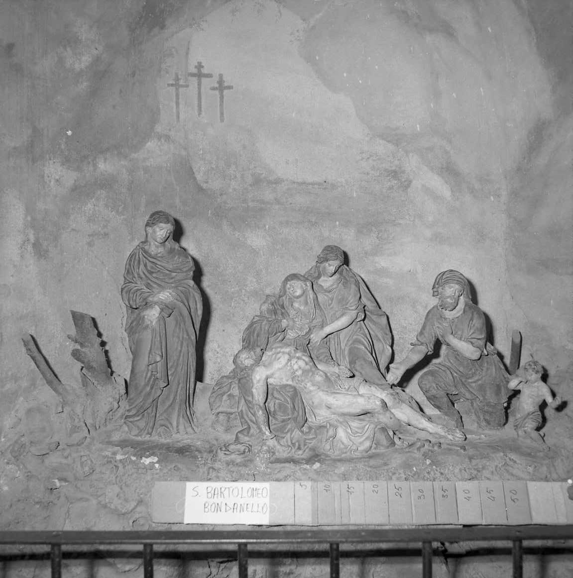 Pietà (gruppo scultoreo) di De Maria Giuseppe (sec. XVIII)