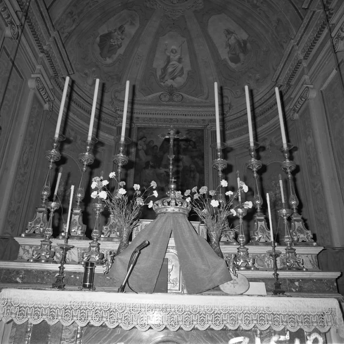 candeliere da chiesa, serie - bottega emiliana (sec. XIX)